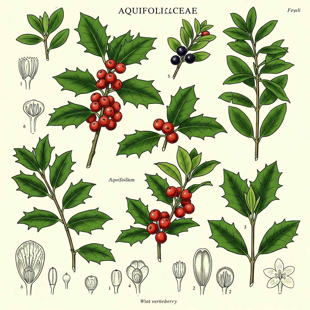 aquifoliaceae magyalfelek