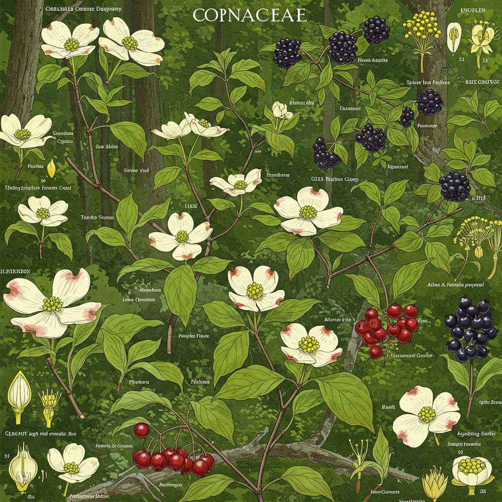 Somfélék (Cornaceae) - Növények