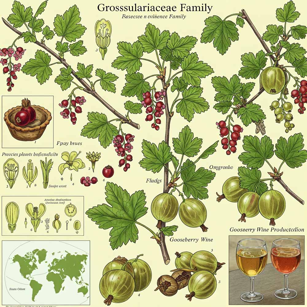 Ribiszkefélék (Grossulariaceae) - Növénycsaládok