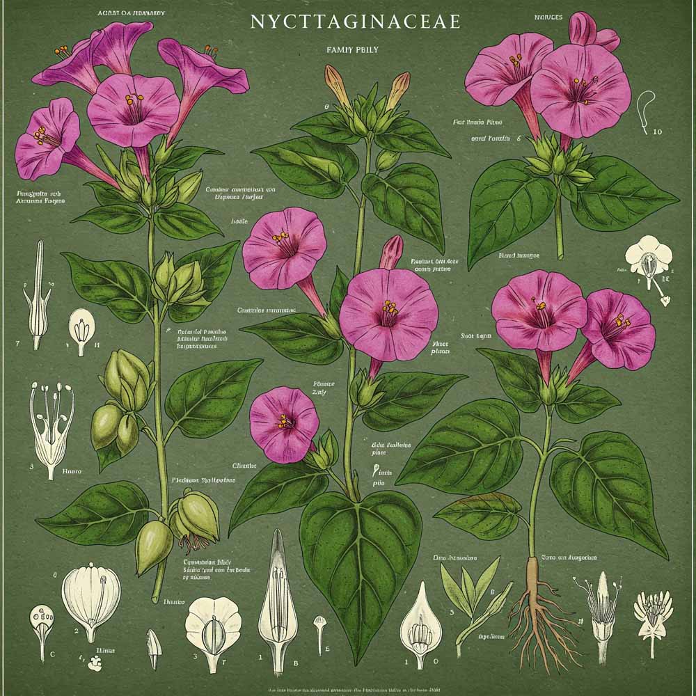 nyctaginaceae estikefelek