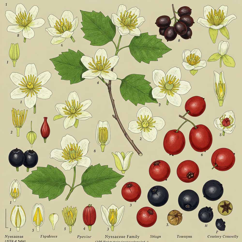 Tupelofélék (Nyssaceae) 48 Tupelofélék (Nyssaceae) - Növénycsaládok