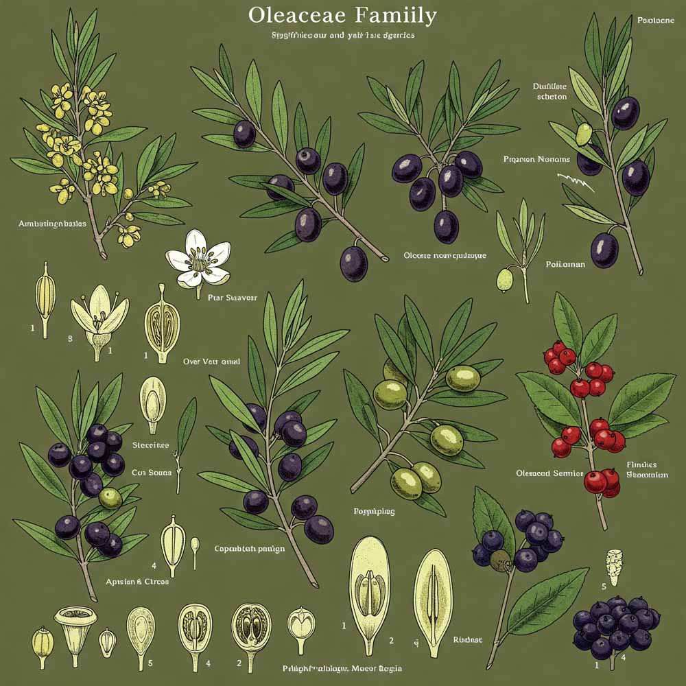 oleaceae olajfafelek