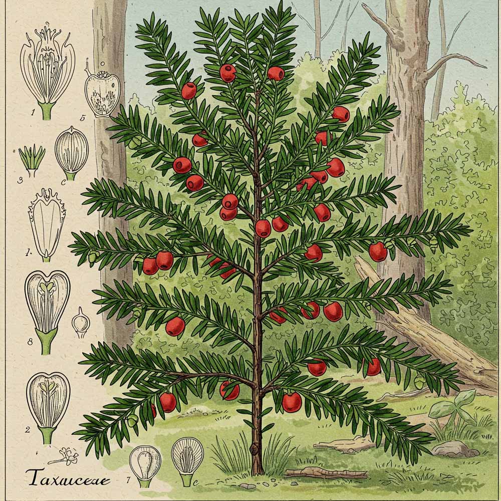 tiszafafelek taxaceae